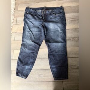 Torrid Dark Blue Straight Leg Jeans